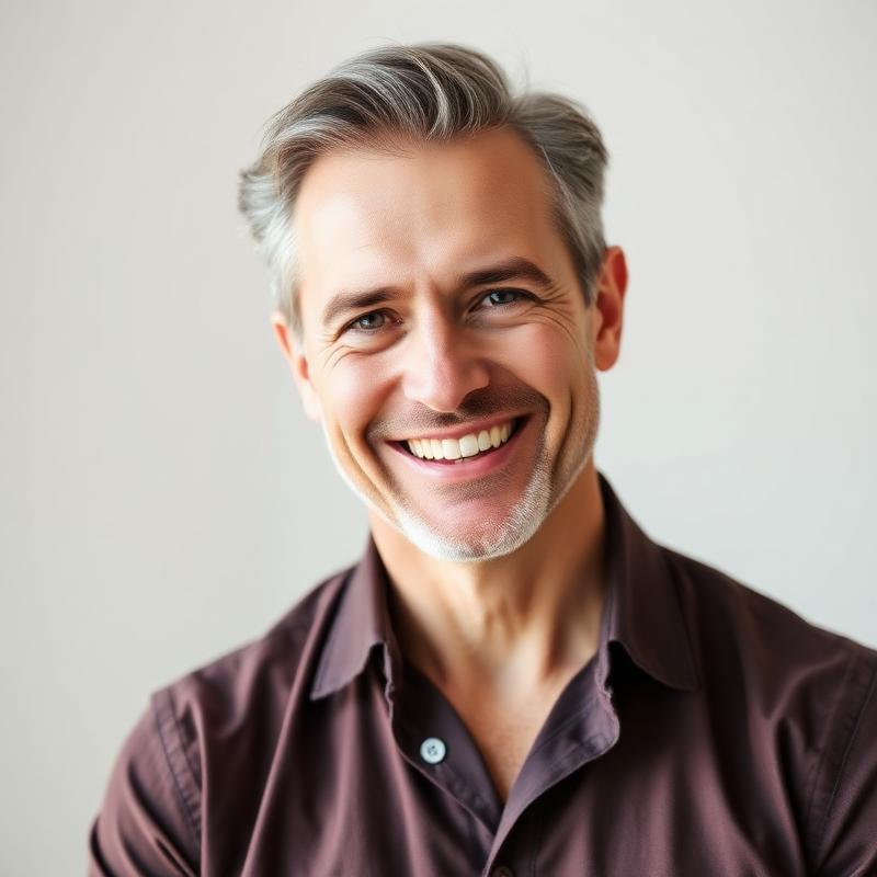 Hombre adulto seguro representando salud sexual